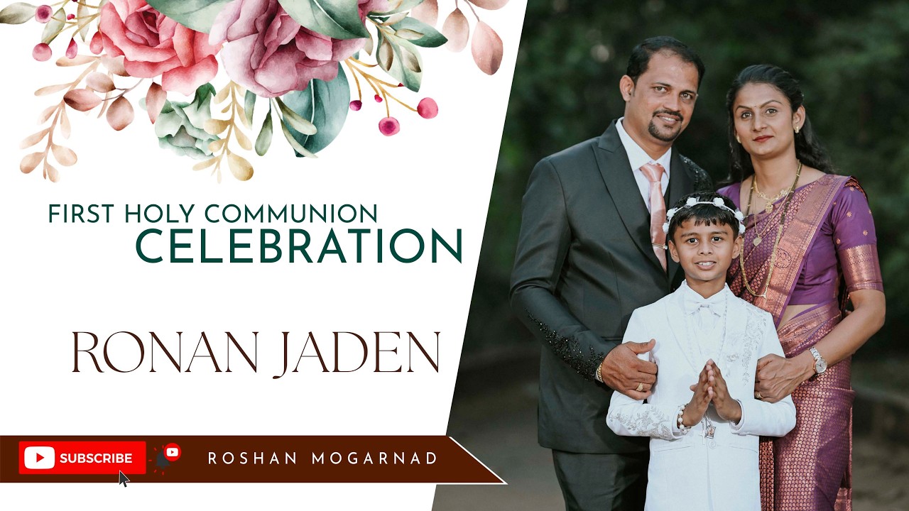 FIRST HOLY COMMUNION CELEBRATION OF RONAN JADEN | ROSHAN MOGARNAD PHOTOGRAPHY |