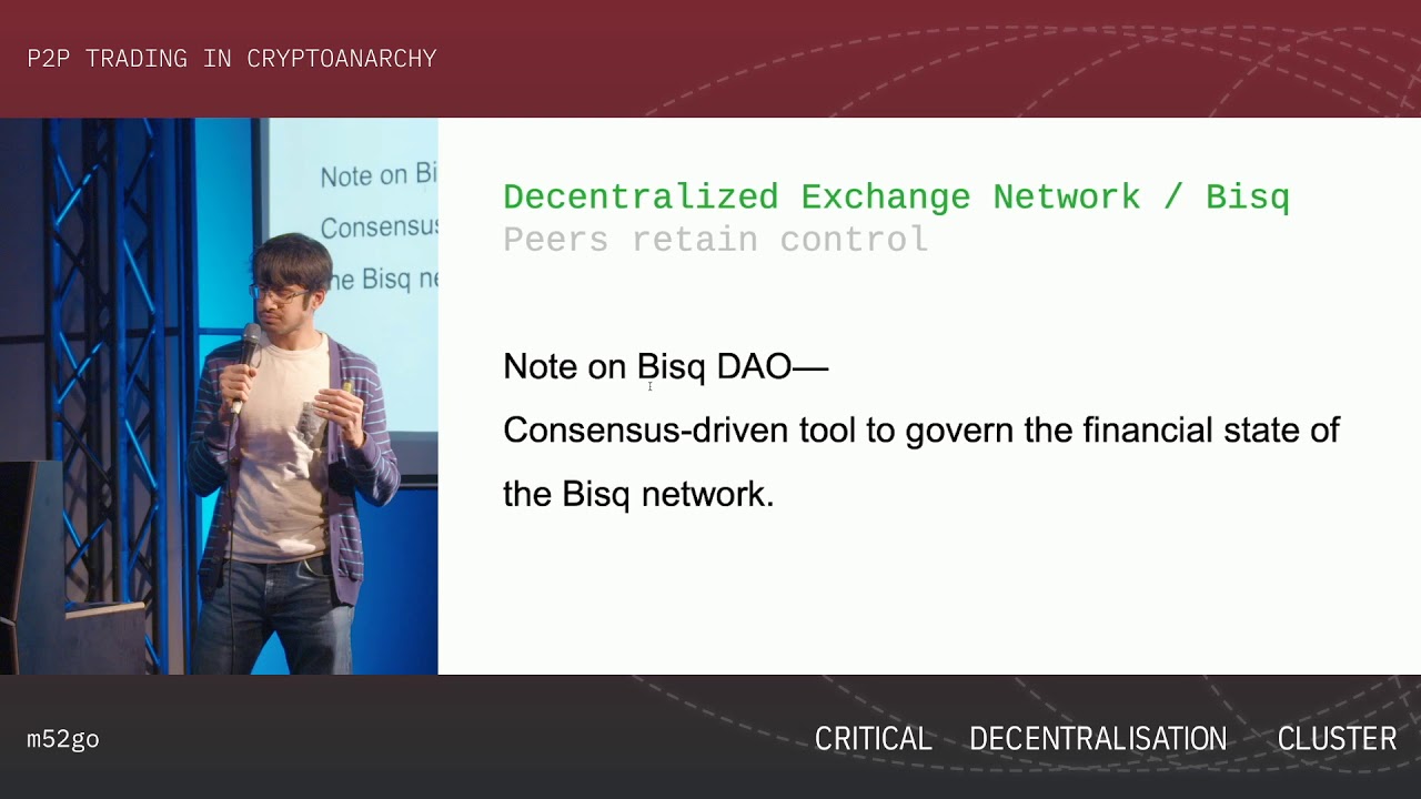 Critical Decentralisation Cluster 36c3 -  P2P Trading in Cryptoanarchy
