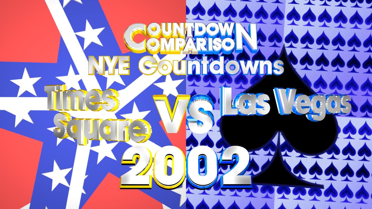 Countdown Comparison #1: Discover Card 2002 NYE Countdown (Times Square VS. Las Vegas)