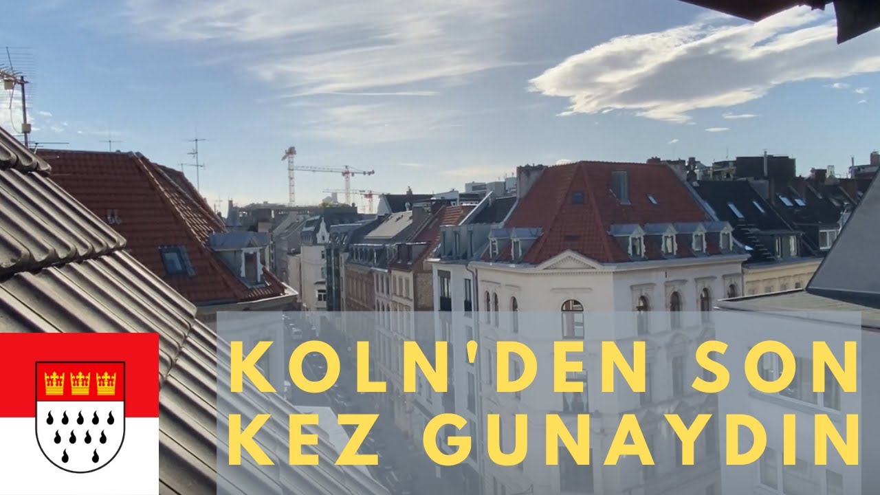Köln'den güne merhaba! Almanya / Köln'de kaldığım ev ve aylık ev kirası