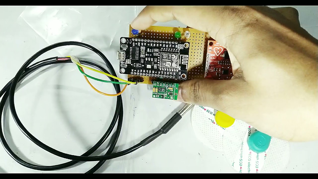 IOT based smart health monitoring system || Final year project ||