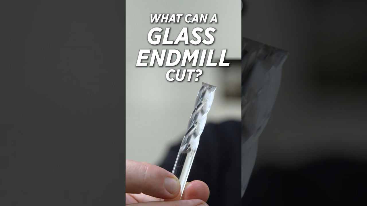 GLASS Endmill 💎 Will It Cut??