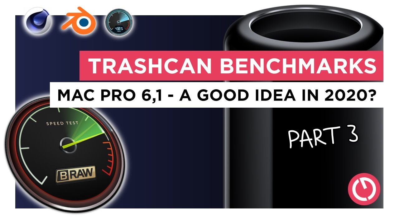 Benchmarking the Mac Pro Trashcan: Mac Pro 6,1 - A Good Idea in 2020? - Part 3
