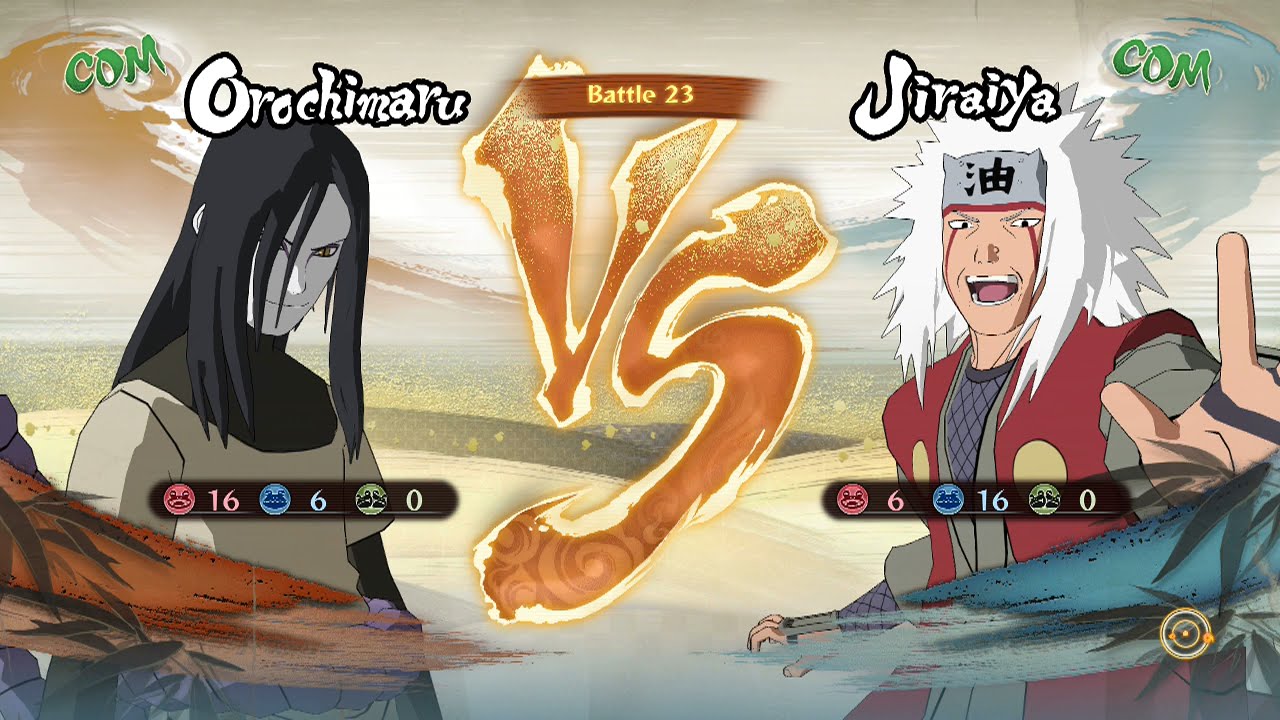 Naruto Shippuden: Ultimate Ninja Storm 4, Orochimaru VS Jiraiya!