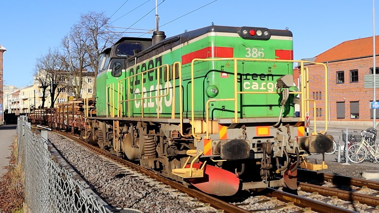 Green Cargo & Pågatåg i Ystad