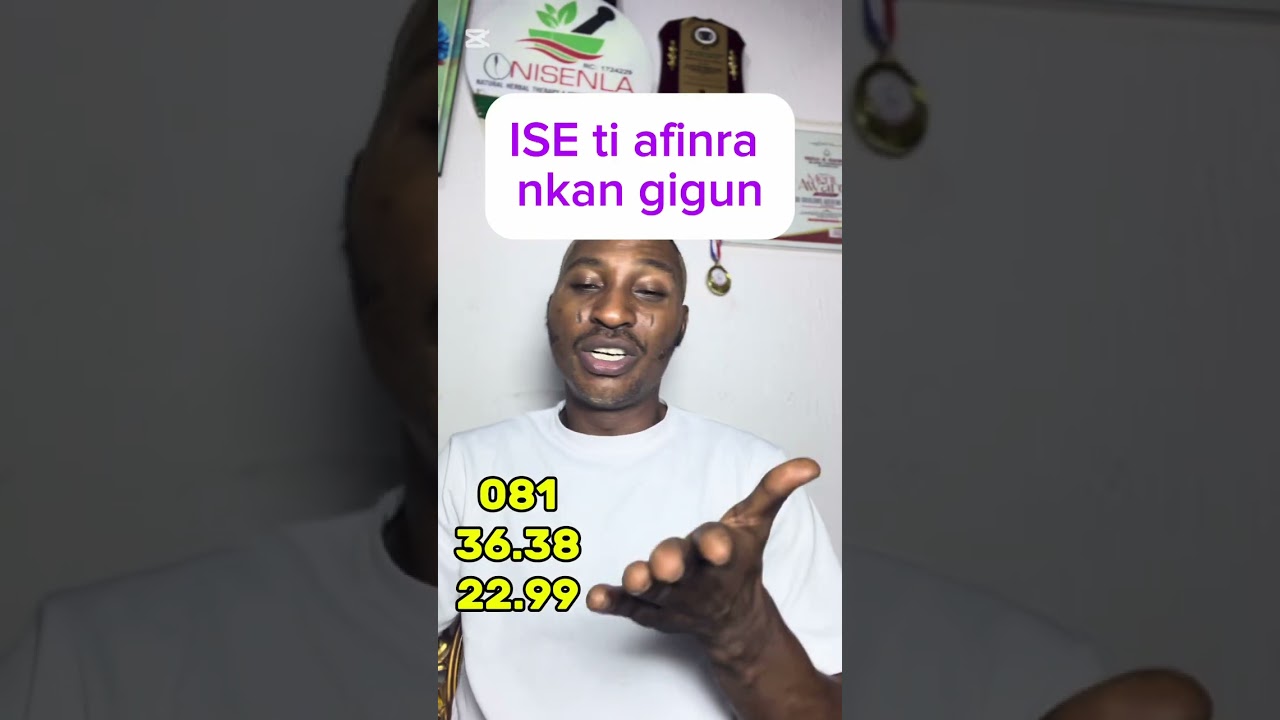 ISE ti afinra nkan igun