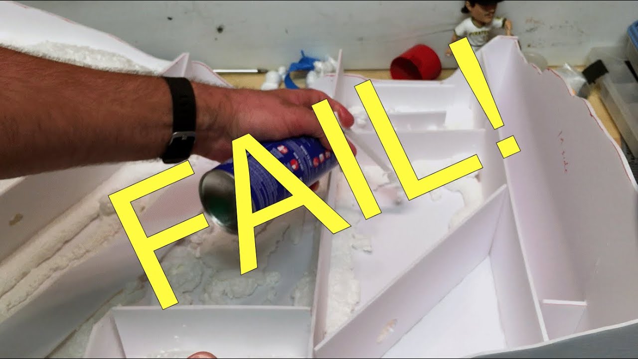 Foam Core Board and Sprayfoam Layout (Fail)