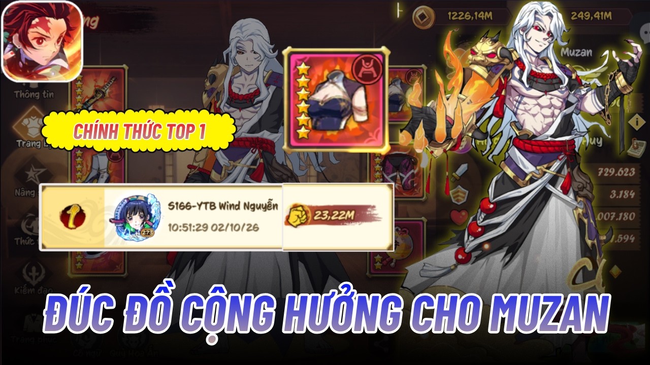 Hơi Thở Mặt Trời X7 GAME #12 - UP ĐỒ CỘNG HƯỞNG CHO MUZAN || CHÍNH THỨC LÊN TOP 1