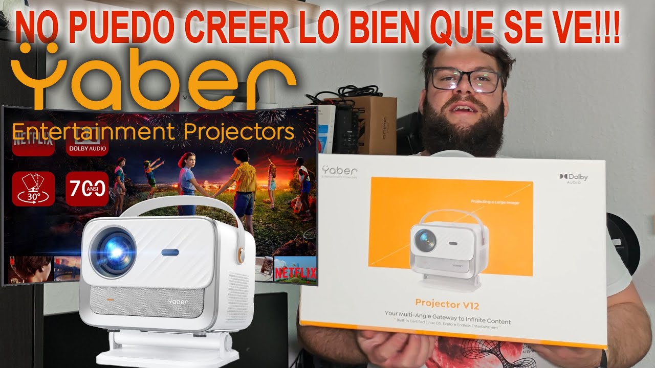 Proyector Yaber! No puedo creer lo bien que se ve!!