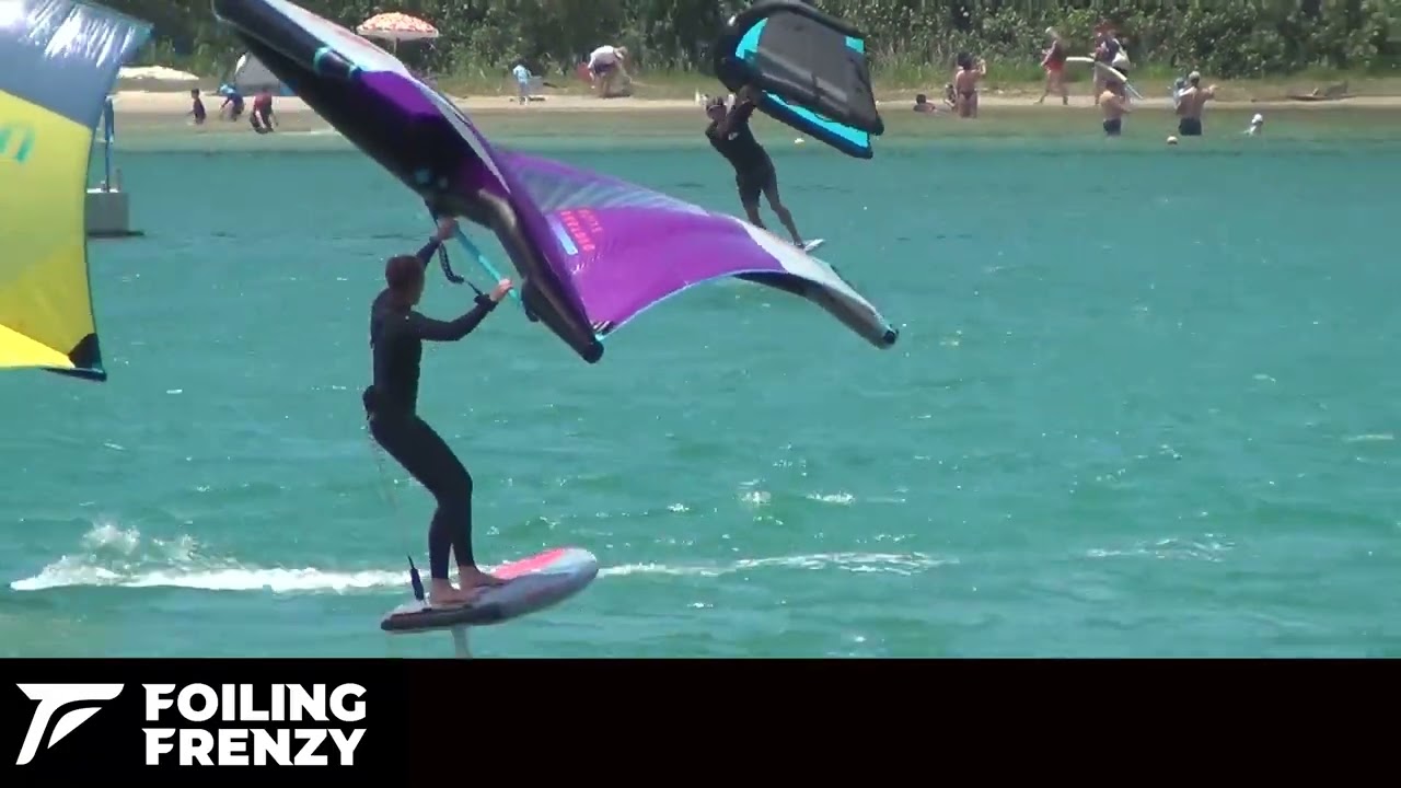 Wing Foiling Gold Coast - More winging at Currumbin