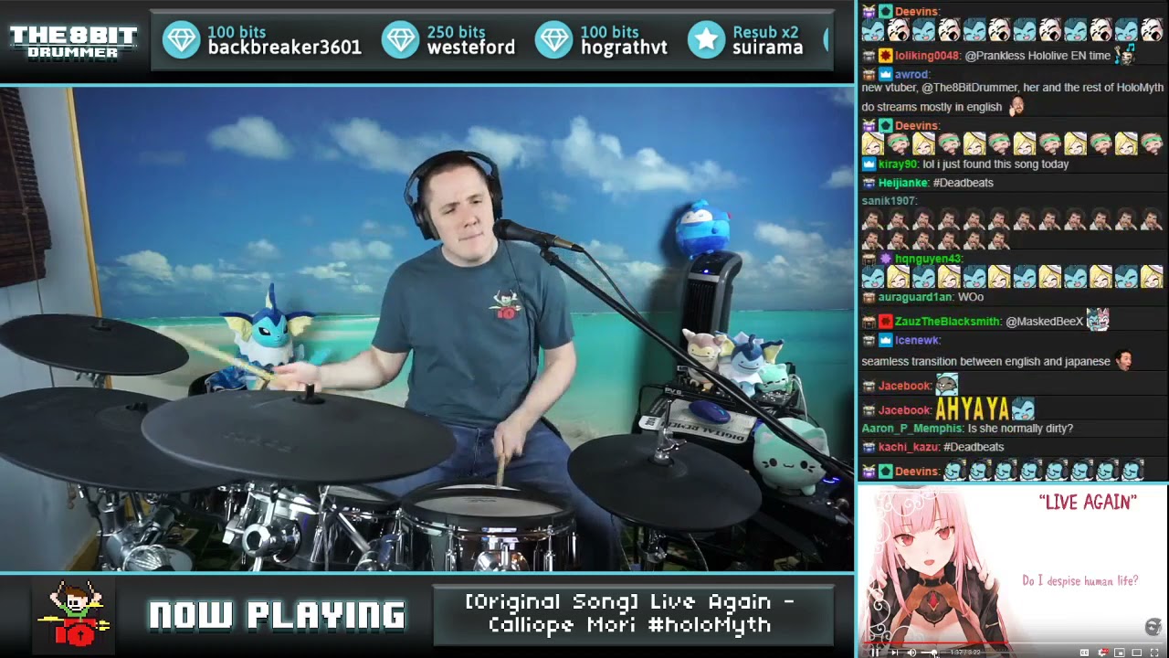 The8bitdrummer plays 