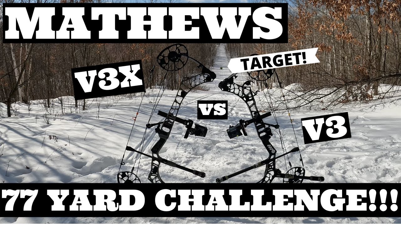 Mathews V3 vs V3X Shoot Off - 77 Yard Shot!!