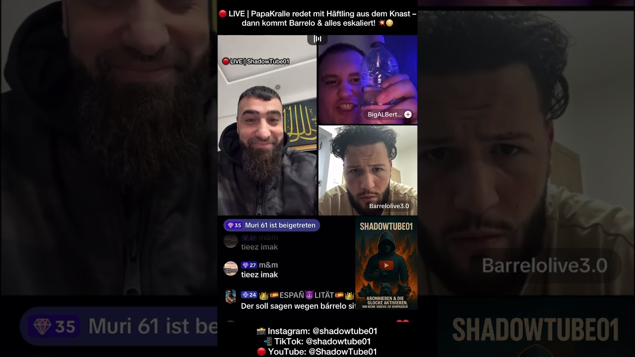 🔴 LIVE | H&auml;ftling aus deutschem Knast rastet aus auf Barrelo! 😳🔥
