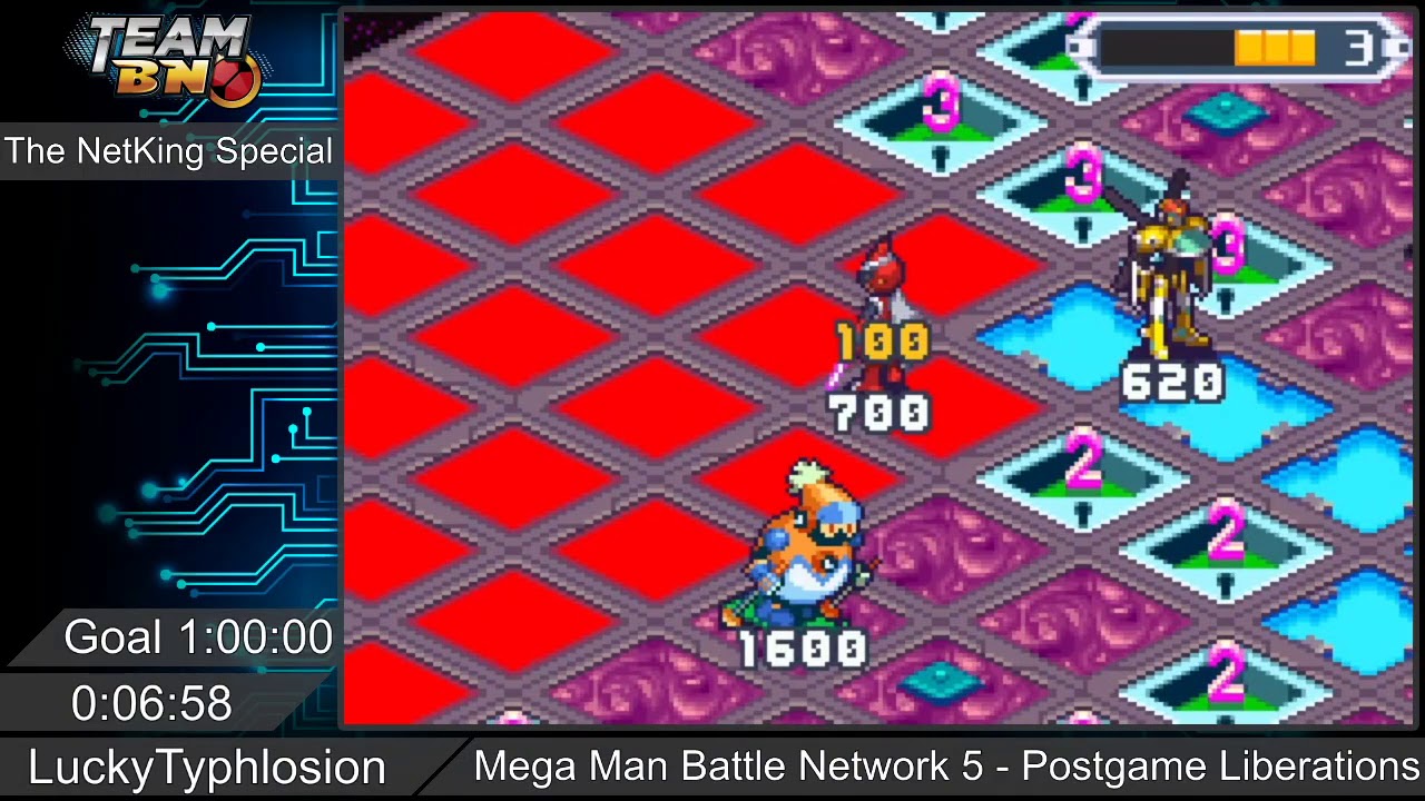 Mega Man Battle Network 5 - Postgame Liberations with LuckyTyphlosion