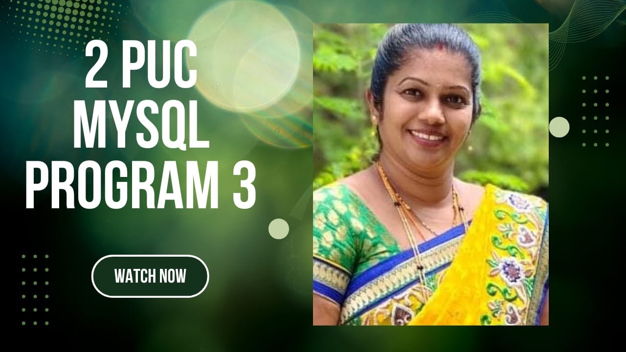 2 puc mysql program-3
