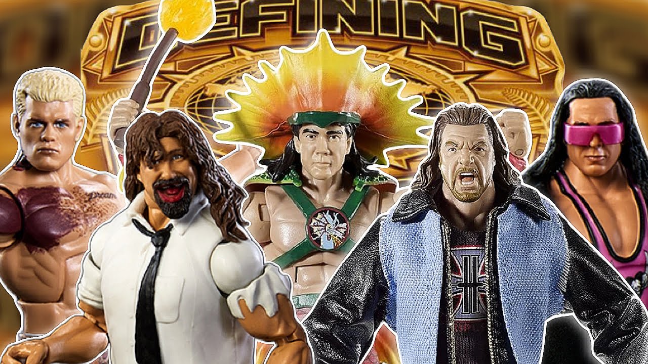 WWE DEFINING MOMENTS Action Figures RANKED!!! Wrestling Figure Fun!!!