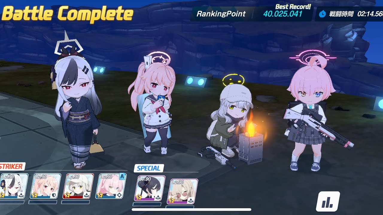 【ブルアカ】総力戦 屋外 ペロロジラ torment 1pt 40025041