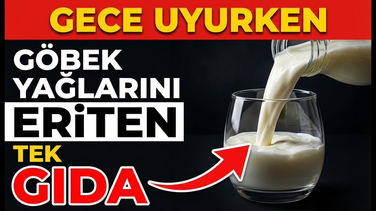Uyurken Cayır Cayır yağ Yakan tek gıda göbek eriten gece rutini