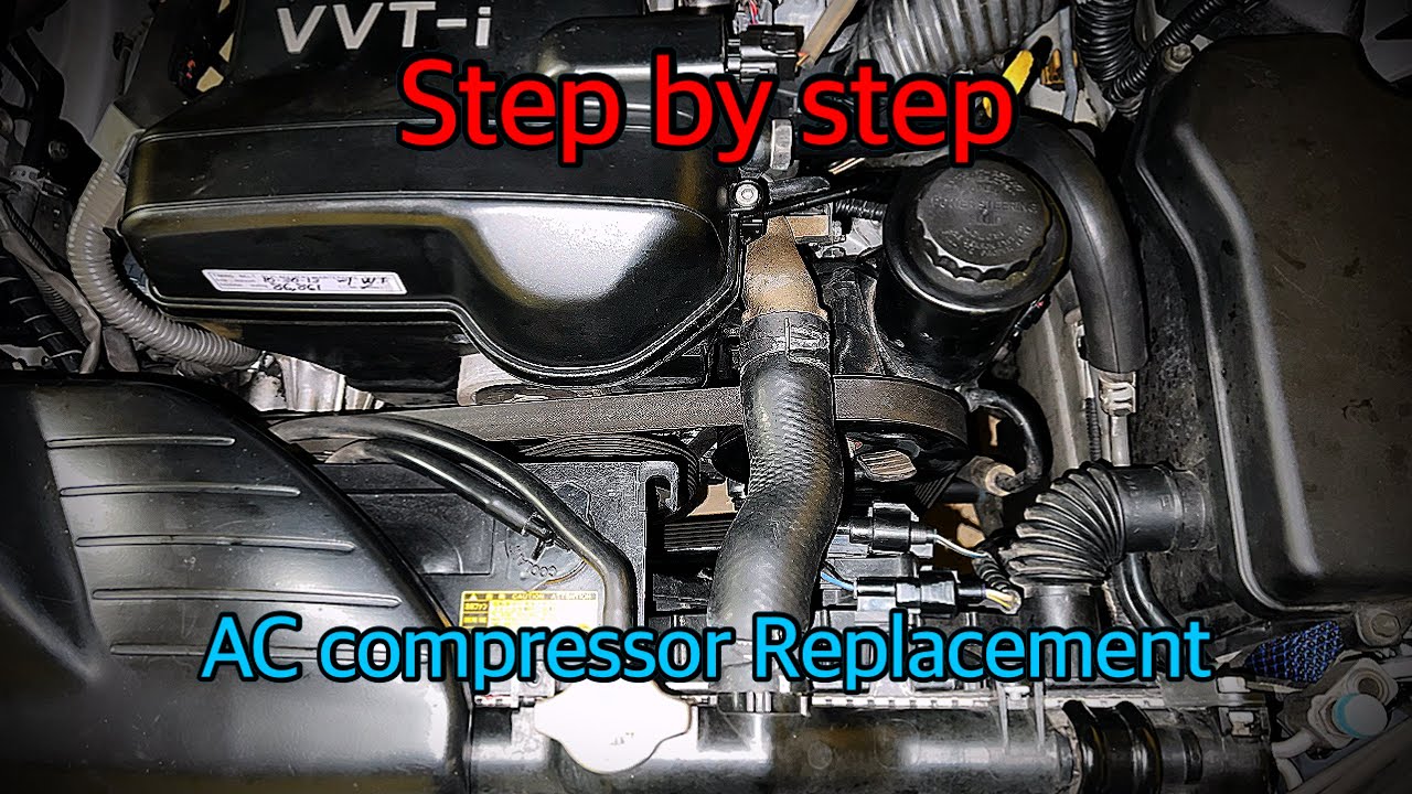 2JZ AC compressor replacement | Lexus | Toyota | GS300 | SC300 | IS300 | complete step by step