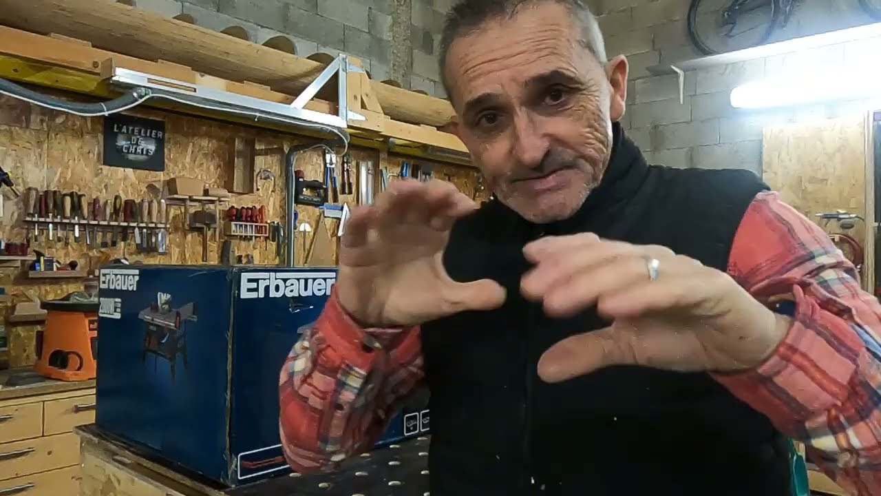 # 26 [TUTO]J'installe une scie sur table Erbauer sur mon plan de travail /Menuiserie