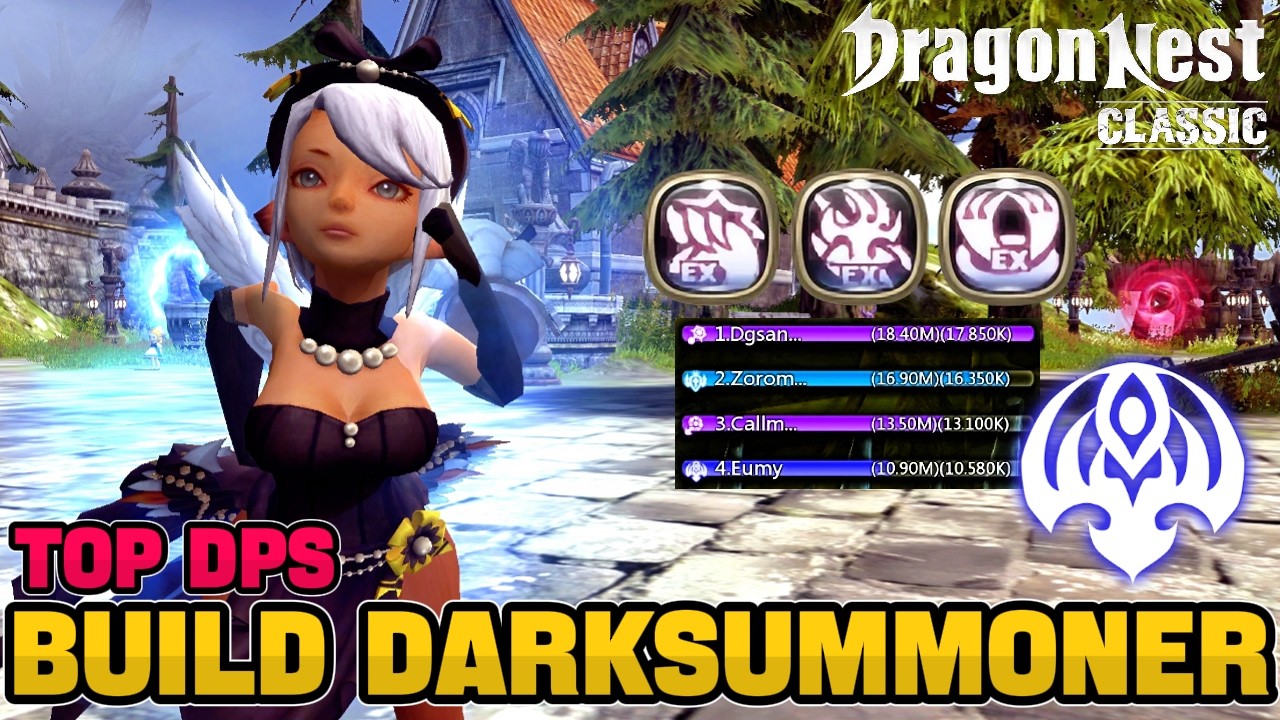 BUILD DARK SUMMONER | SKILL TREE, EQUIPMENT, ROTASI & GAMEPLAY - DRAGON NEST CLASSIC