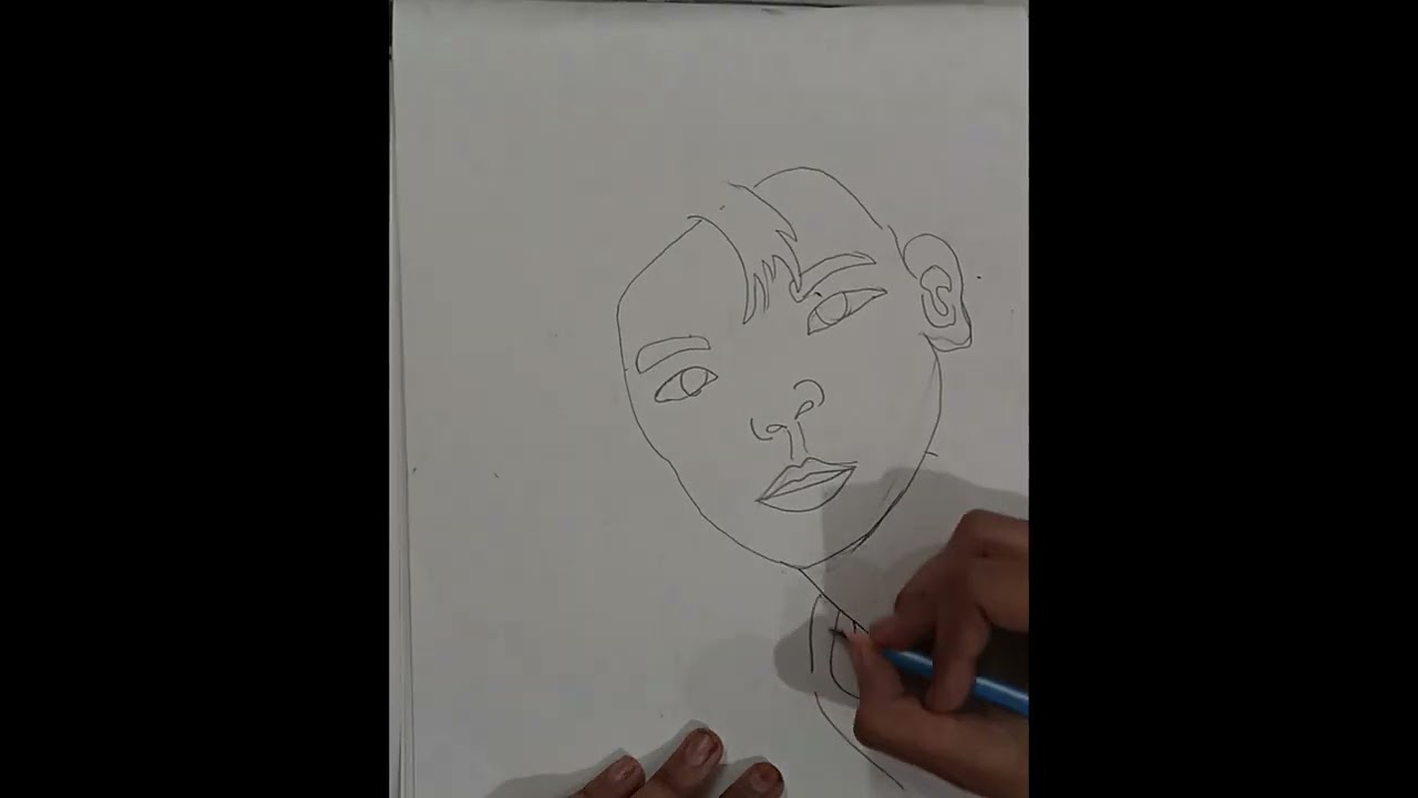 Jin drawing 💜💜💜💜💜💜 are you fan of BTS 