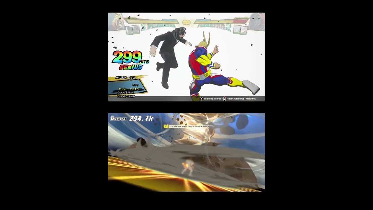 Comparing ultimates MHA:The Strongest Hero All might and MH justice 2 all might