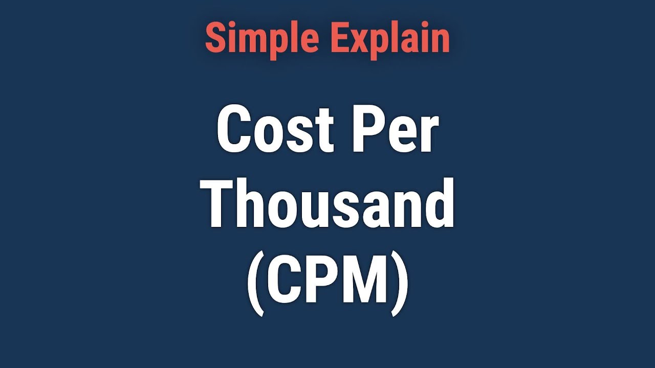 Определение стоимости за тысячу показов (CPM) и ее роль в маркетинге.