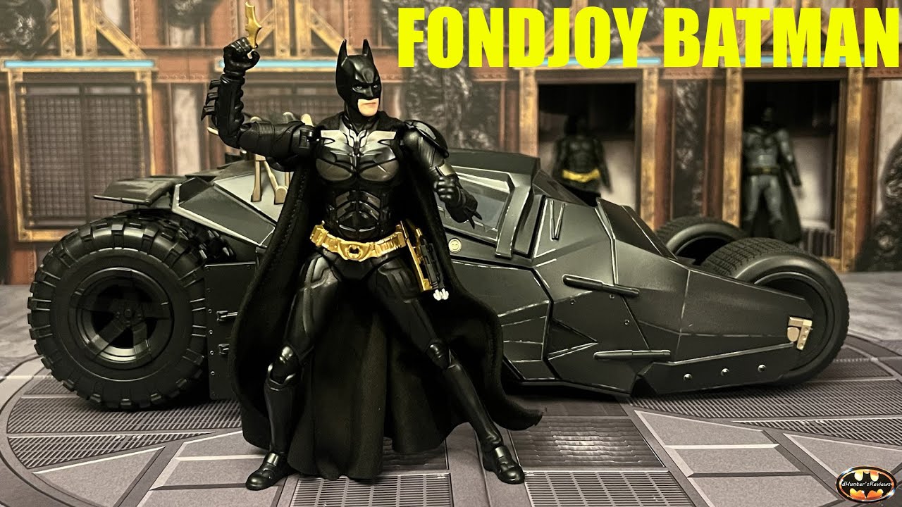 Fondjoy Dark Knight Batman Christian Bale Action Figure Review & Comparison