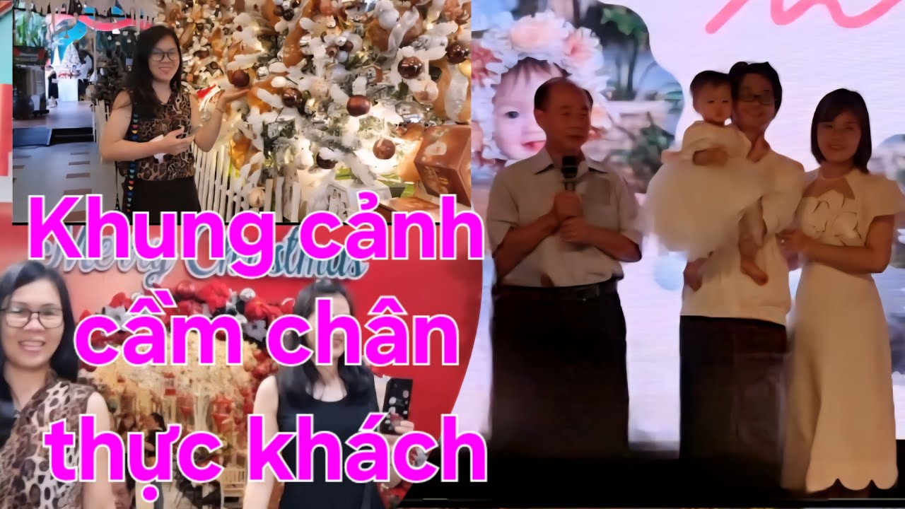 Dự tiệc thôi nôi cháu Thùy Tiên