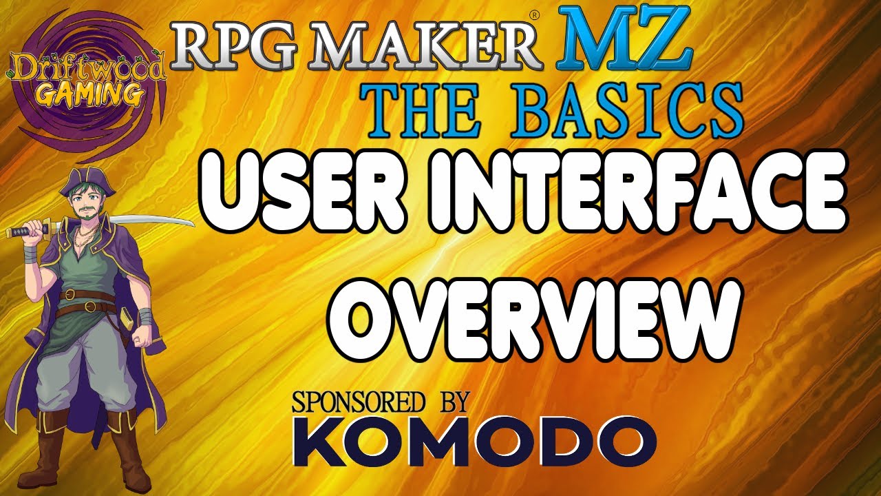 RPG Maker MZ: основы — обзор пользовательского интерфейса. Учебное пособие