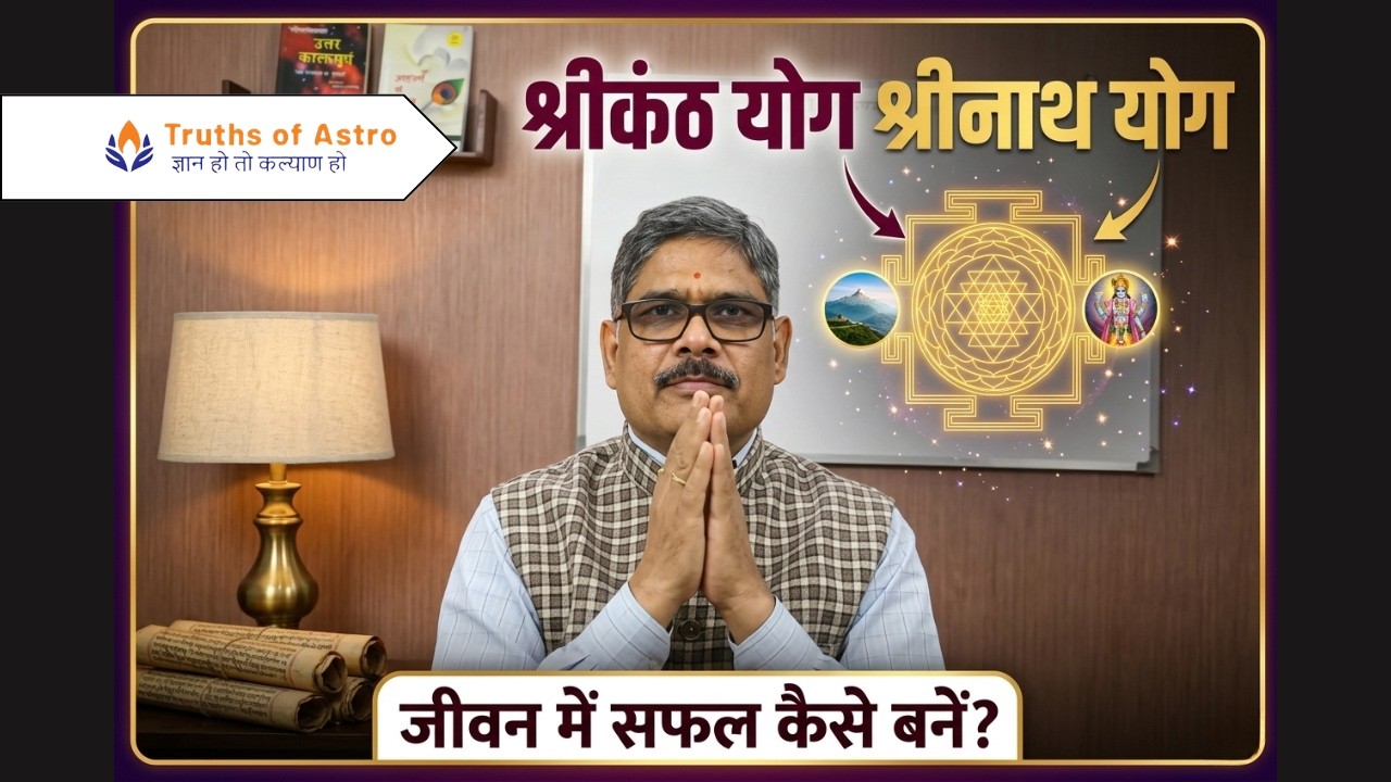 कुंडली में श्रीकंठ योग एवं श्रीनाथ योग जीवन में सफलता प्रदान करता है। #astrologycourse, Grah Yog,