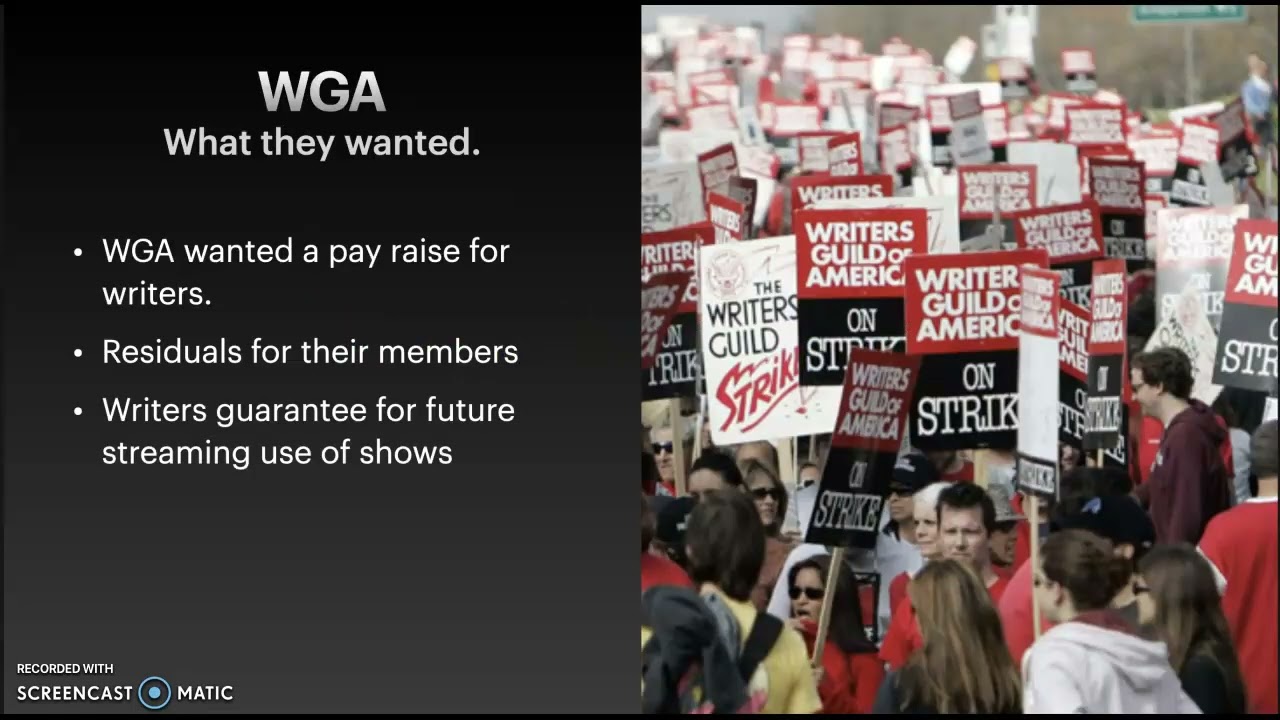 Writer's Guild Strike 2007-2008 Case Study