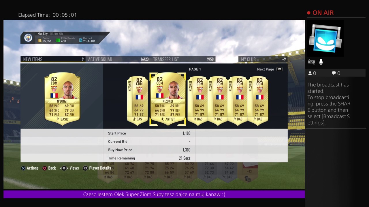 Fifa 17 1,050 Fifa Points! (Pack Opening)