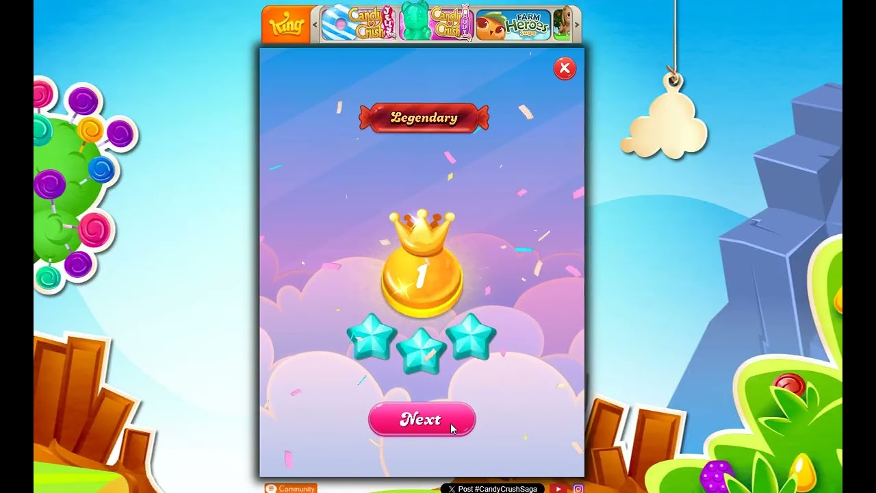 Candy Crush Saga Level 15751、15752、15753、15754、15755 by Funny❣