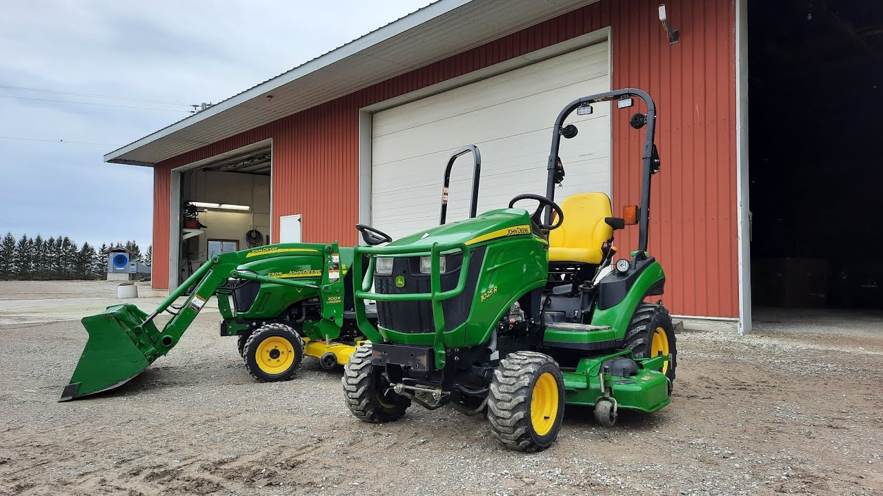 JD 2305 vs. JD 1025R Compact Tractor Comparison