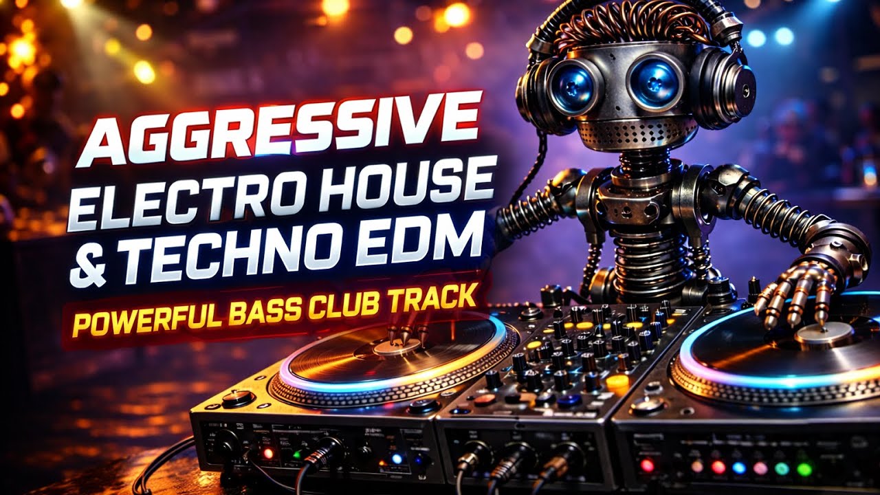 Aggressive Electro House & Techno EDM | Powerful Bass Club Track