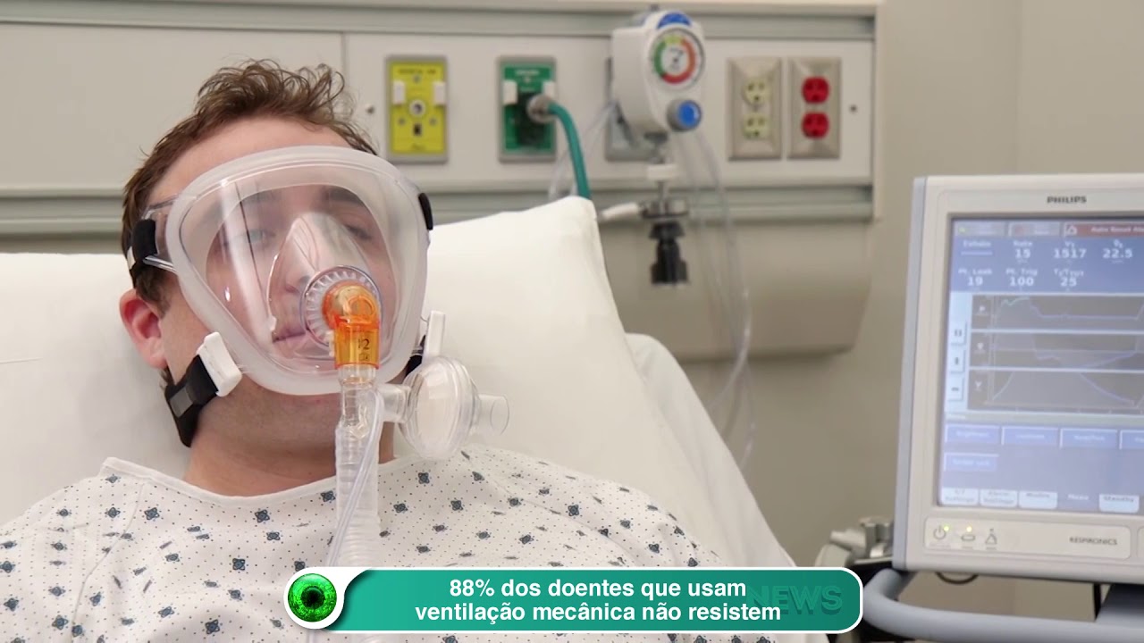 88% dos doentes que usam ventilação mecânica não resistem