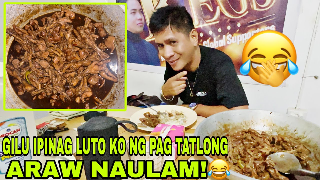 ADOBONG PAA NG MANOK AT BALUNAN!
