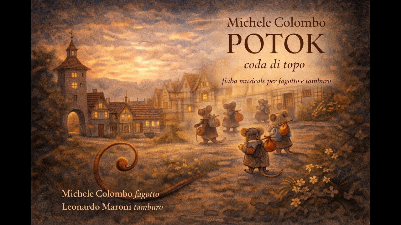 Michele Colombo POTOK coda di topo fiaba musicale per fagotto e tamburo