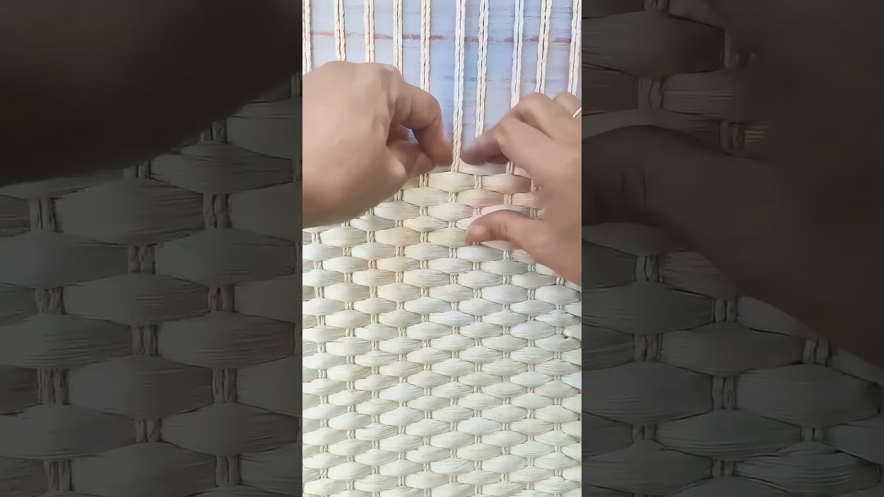 Healing Slow-Paced Hand Weaving, Art Flowing Through Fingertips