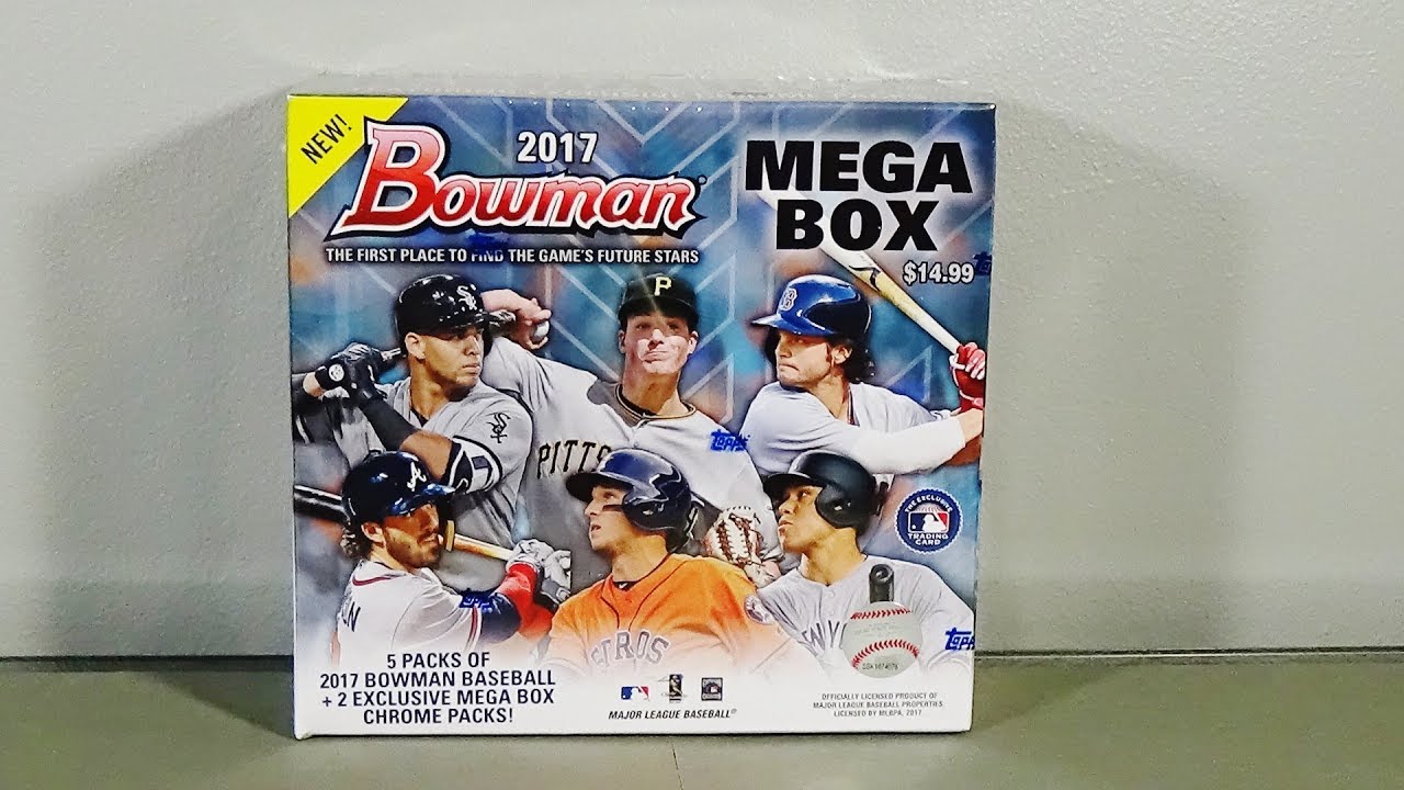 2017 Bowman Mega Box Baseball Box Break!