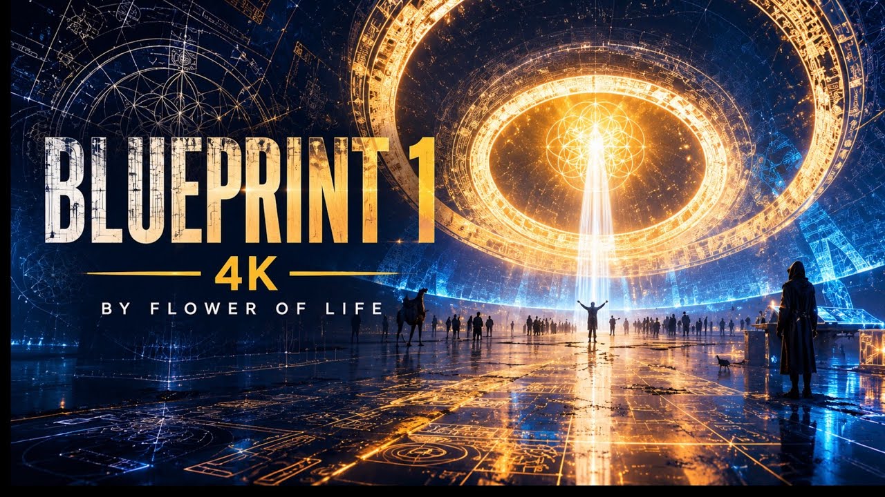 BLUEPRINT 1 , 4K by Flower Of Life