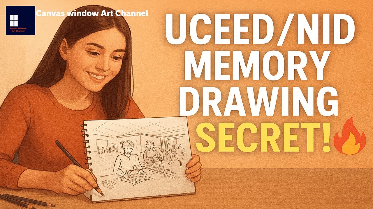 How to Draw a Maternity Hospital Reception – Simple 2 Point Perspective Memory Drawing for UCEED