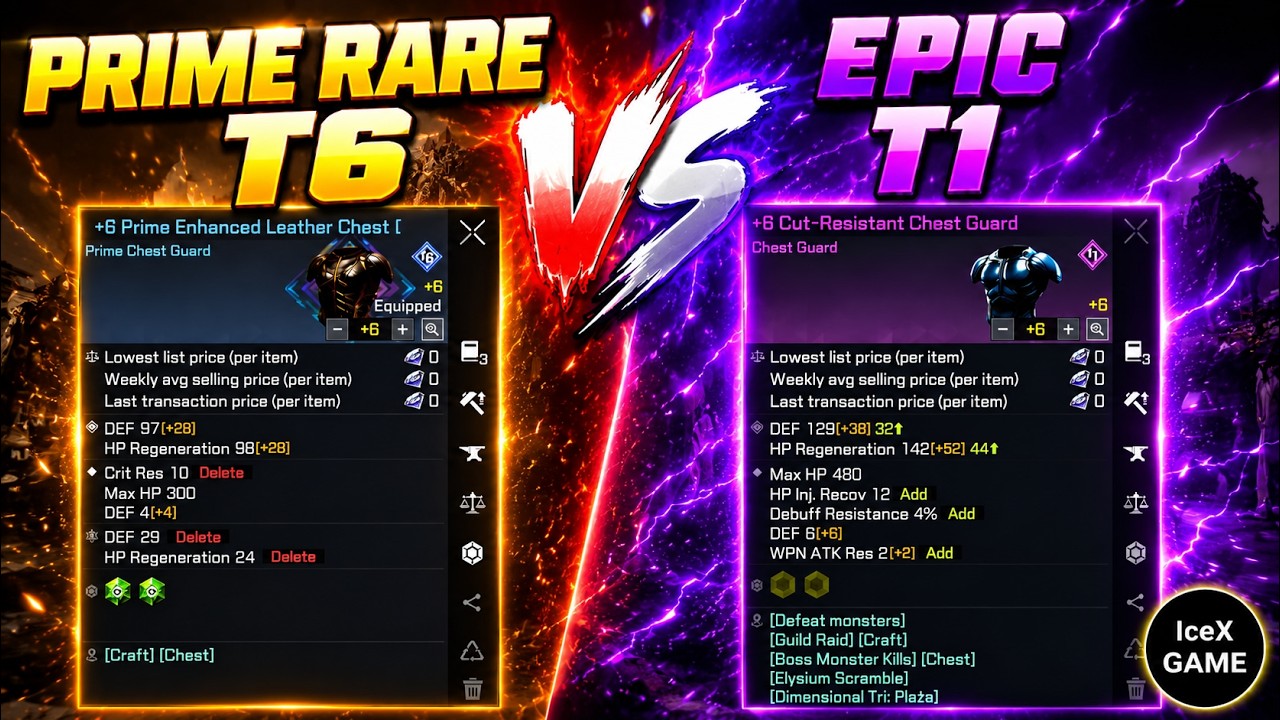 RF Online Next: Prime Rare T6 против EPIC T1
