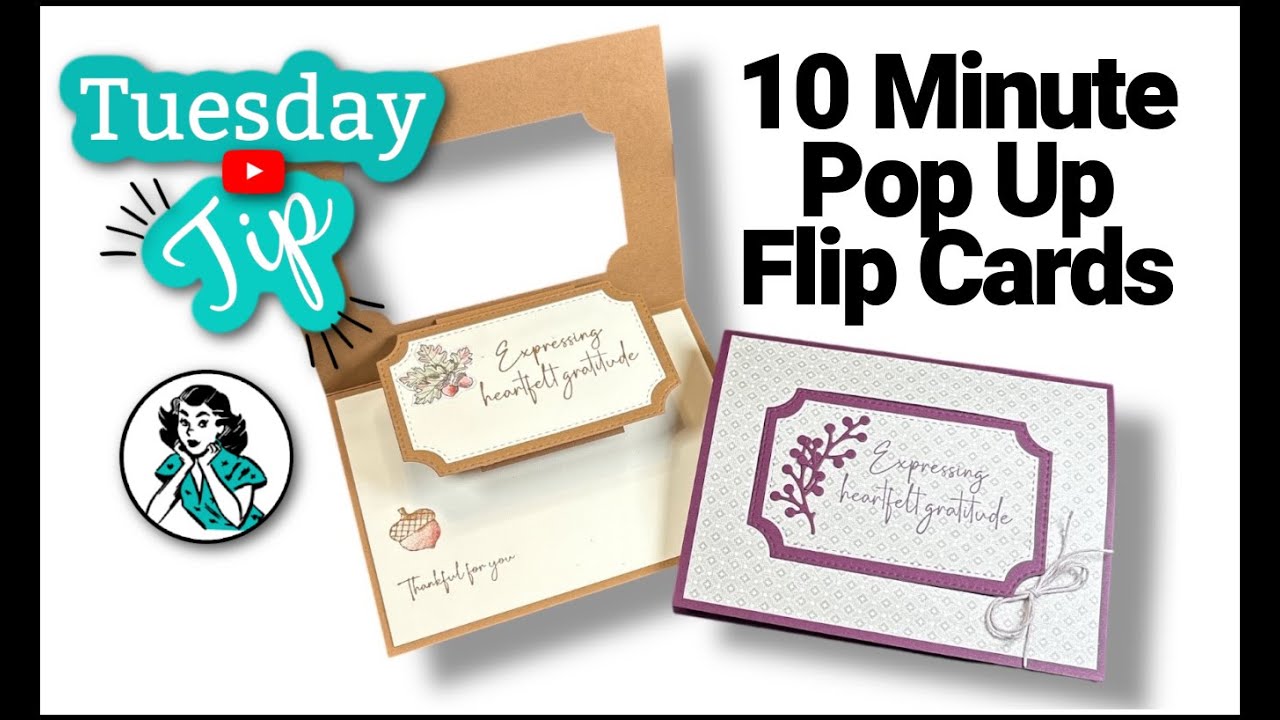 Pop Up Flip Card Tutorial  Easy 10 Minute Gratitude Cards