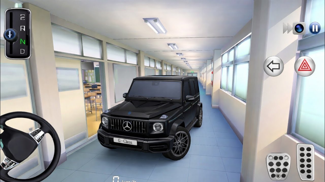 New Black Mercedes G Wagon In School Building -3D Driving Class - Gameplay