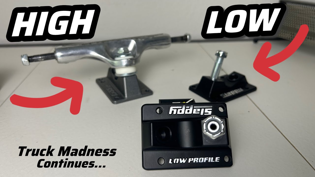 LOW PROFILE Slappy Trucks on my Skateboard Setup