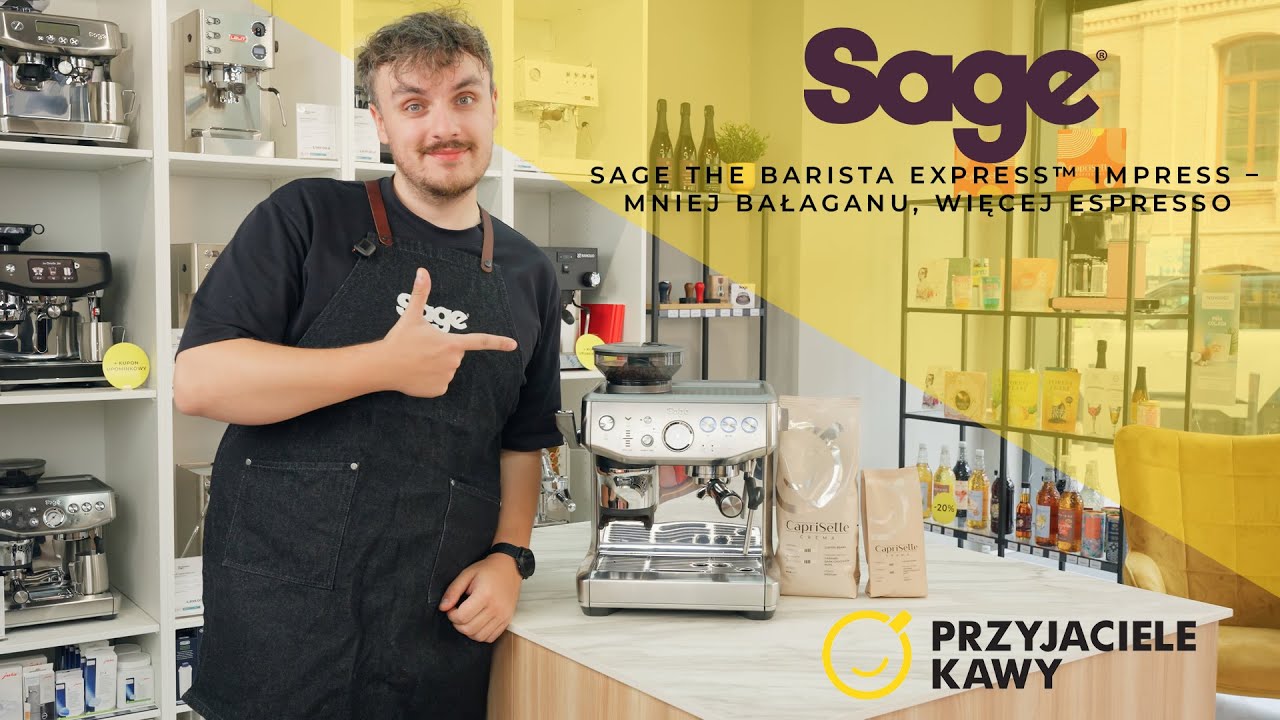 Czy Sage the Barista Express Impress robi kawę jak w kawiarni?