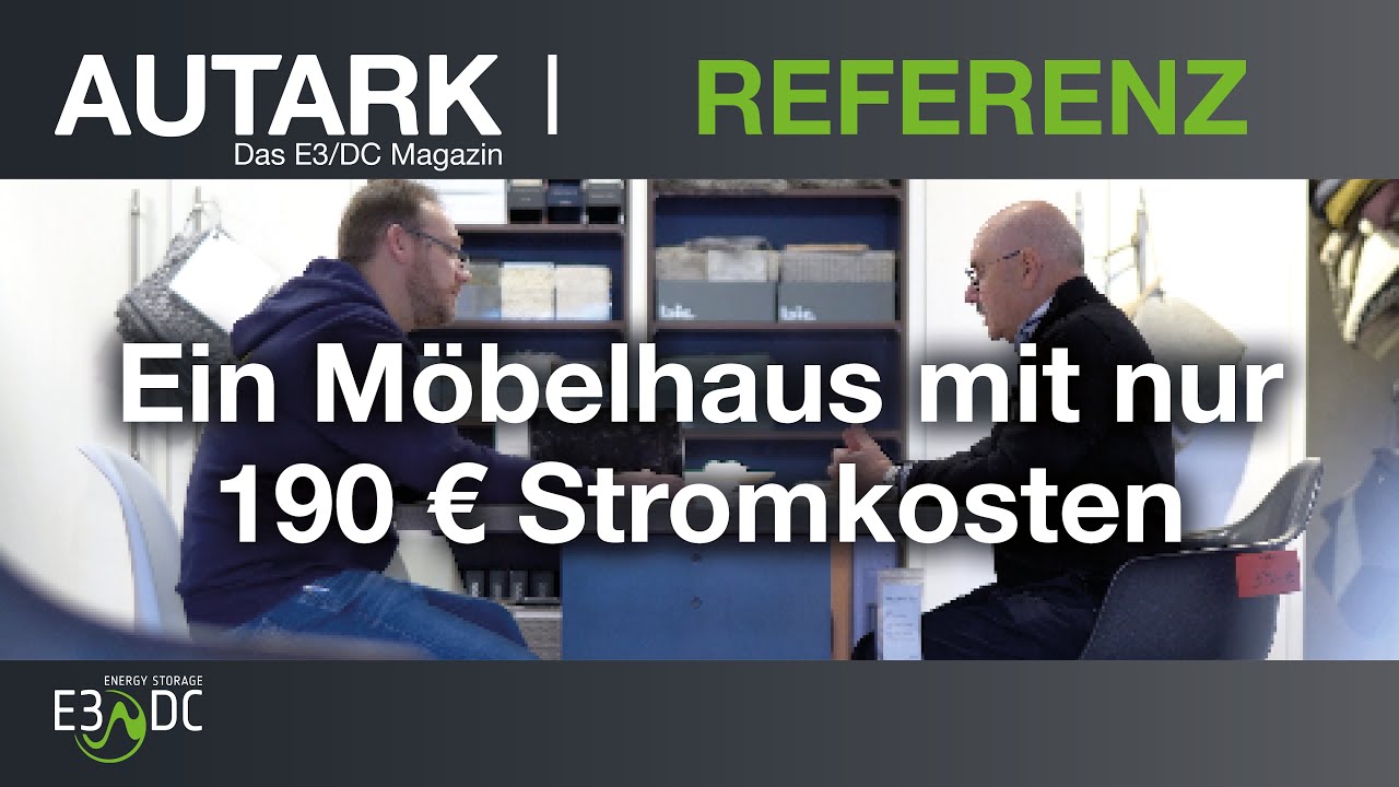 Möbelhaus mit 190 € Stromkosten